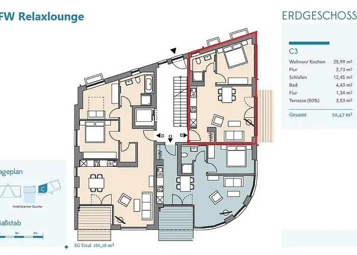 Appartement Relaxlounge - C3